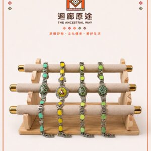 工藝琺瑯圖騰金屬手鍊